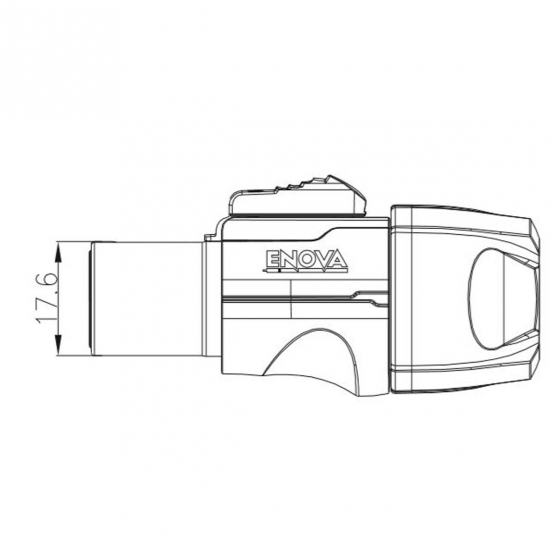 ENOVA Power Connector Grau output Schraubversion