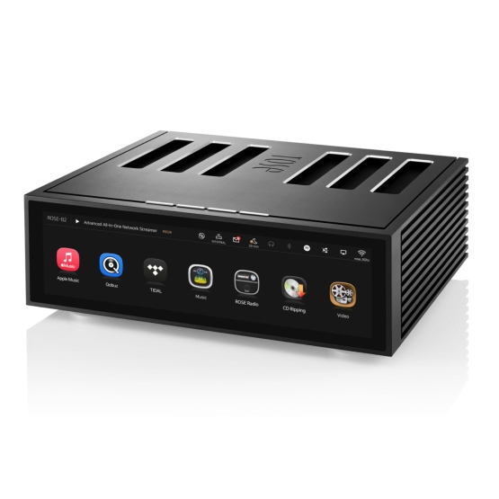 Rose RS520 All-In-One Network Streamer, Schwarz