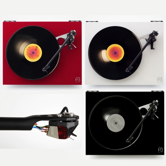 Bundle: Rega Planar 3 - Weiss, Schwarz oder Rot und Rega Nd3 Tonabnehmer