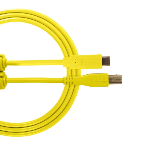 UDG AUDIO CABLE USB 2.0 C-B Gelb, 1.5 M - Verfügbar