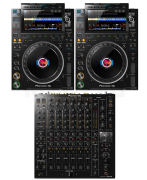 Bundle- Pioneer 2x CDJ 3000 Player + 1x DJM V10 Mixer